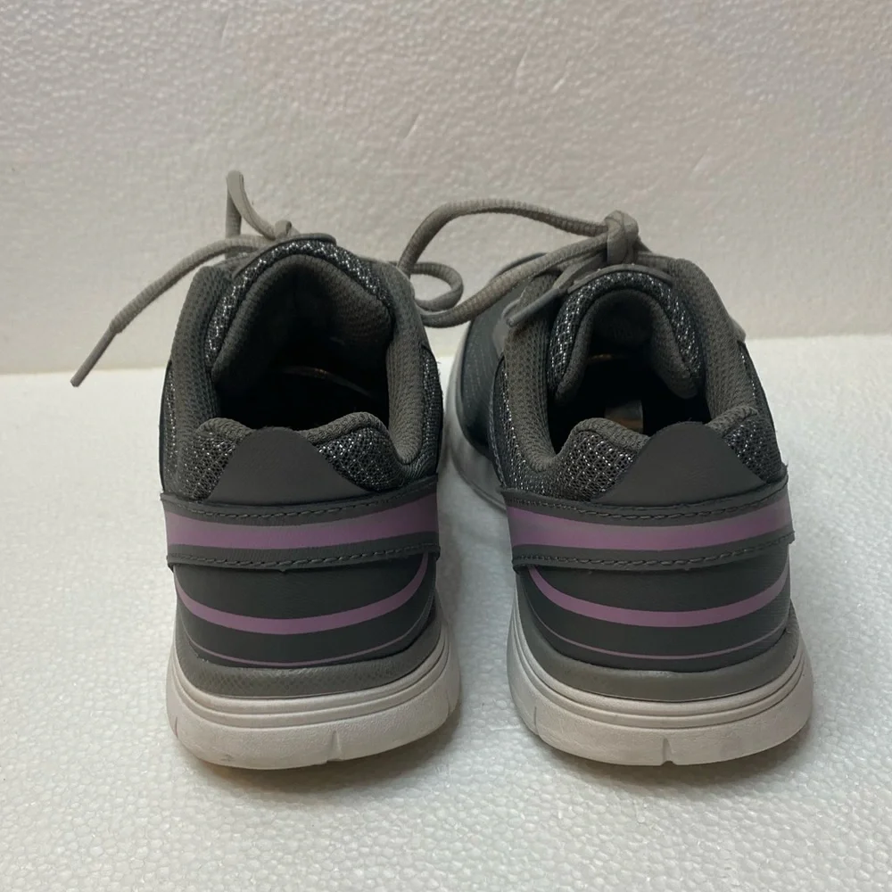 Ryka Destiny 2 grey & purple trim memory foam mesh upper size 6